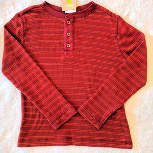 crazy 8 thermal long sleeve top boys 5 6 orange